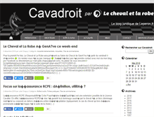 Tablet Screenshot of cavadroit.com